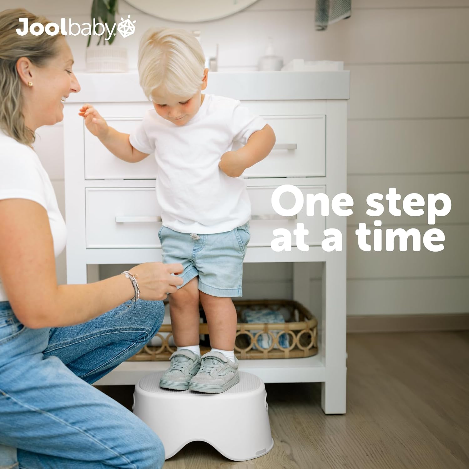 Detalle de Jool Baby Kids' Bathroom Step Stool, Gray