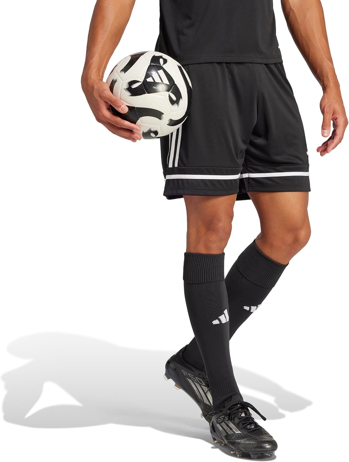 Detalle de Adidas Uomo Squadra25 Short – nero/bianco, taglia M