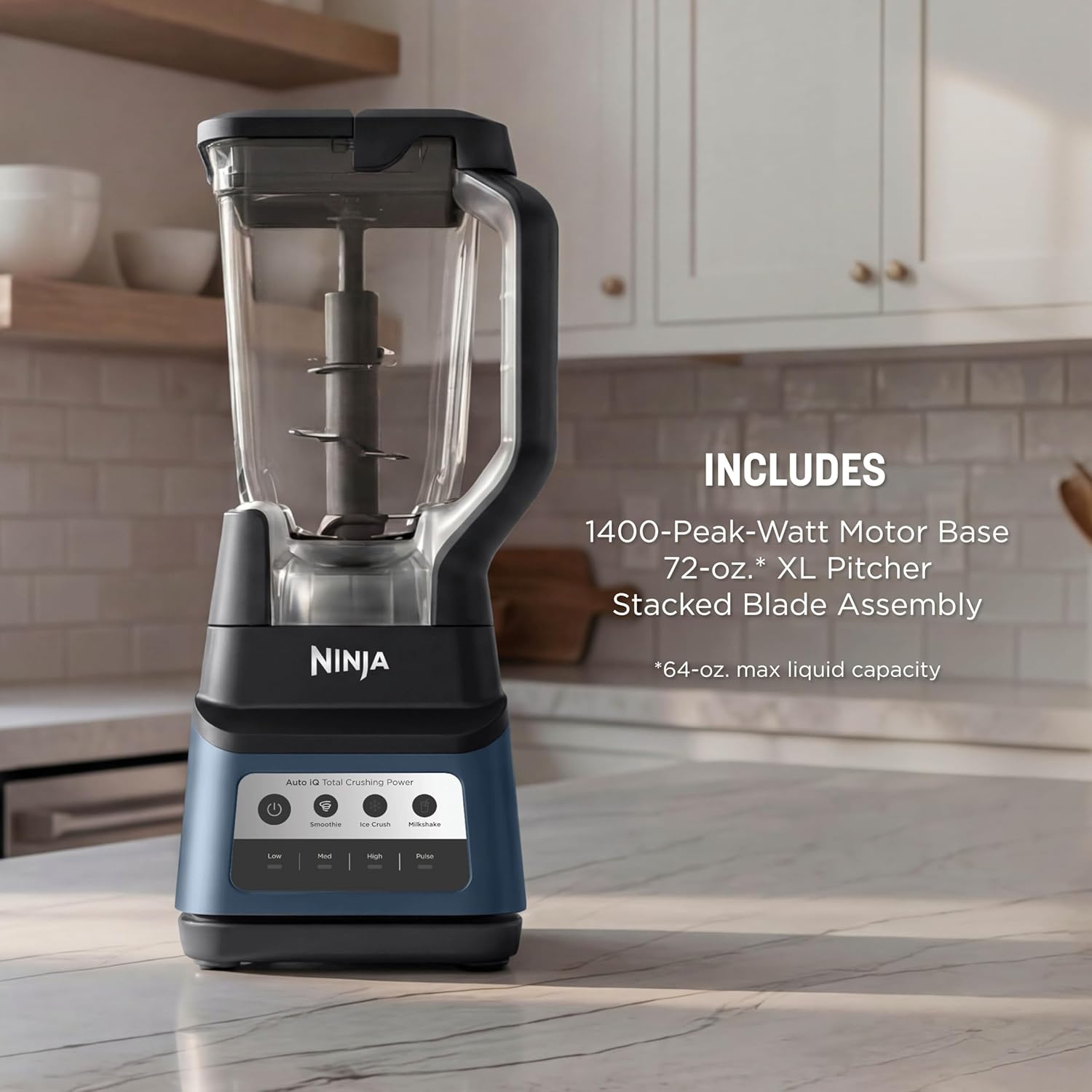 Thumbnail 6 de Ninja Professional Plus Blender Premier BN701BLBRN: Powerful 1400W, 72oz Pitcher for Smoothies, Frozen Drinks, and Ice Cream