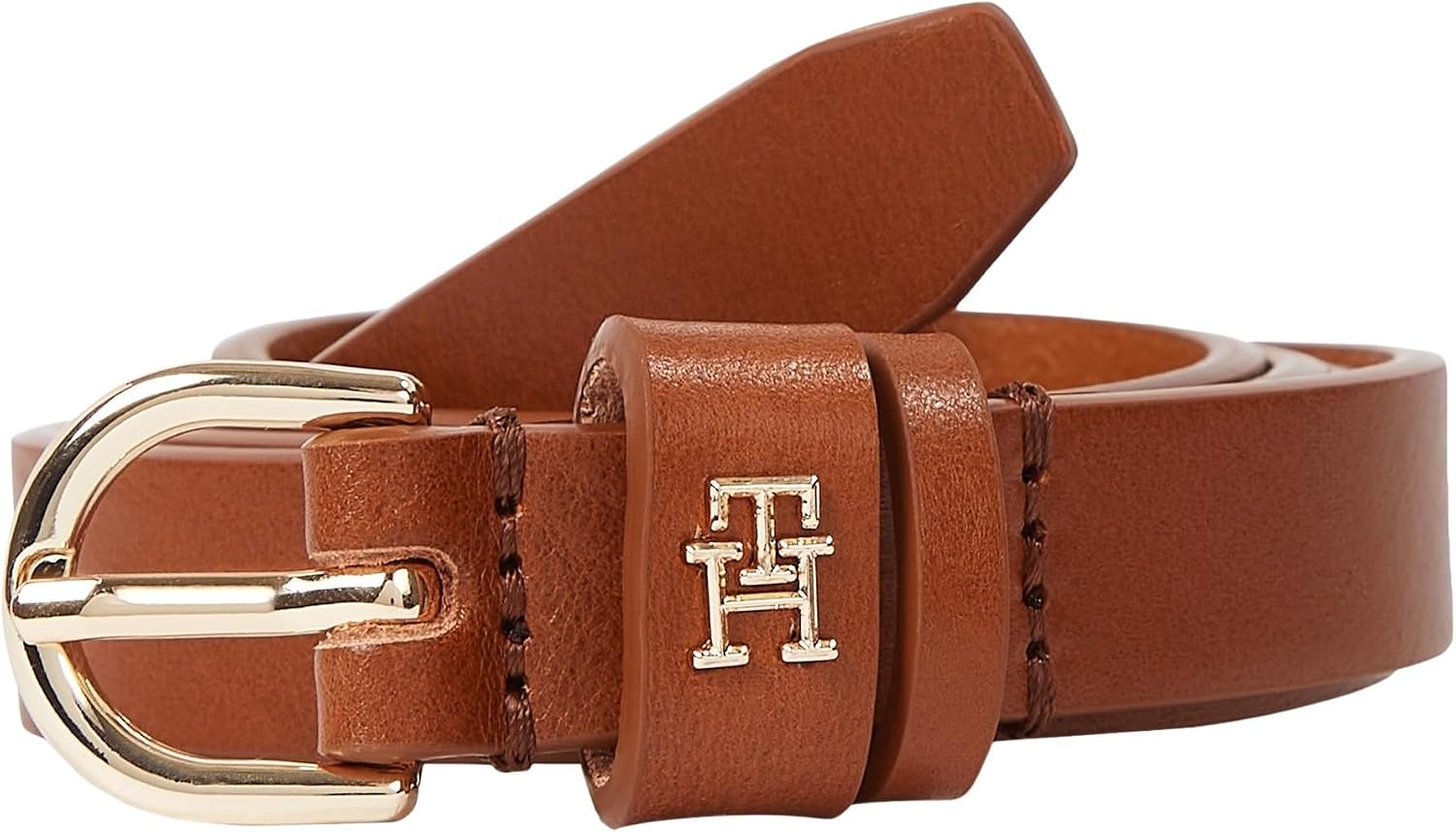 Detalle de Tommy Hilfiger Donna Cintura Essential Effortless 1,5 cm in Pelle