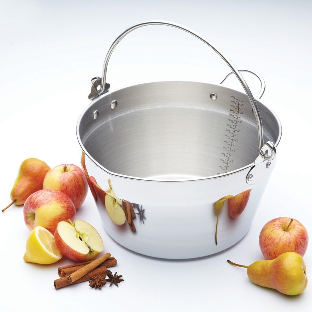Thumbnail 1 de KitchenCraft Home Made kook- en inmaakpan, 9 liter, roestvrij staal