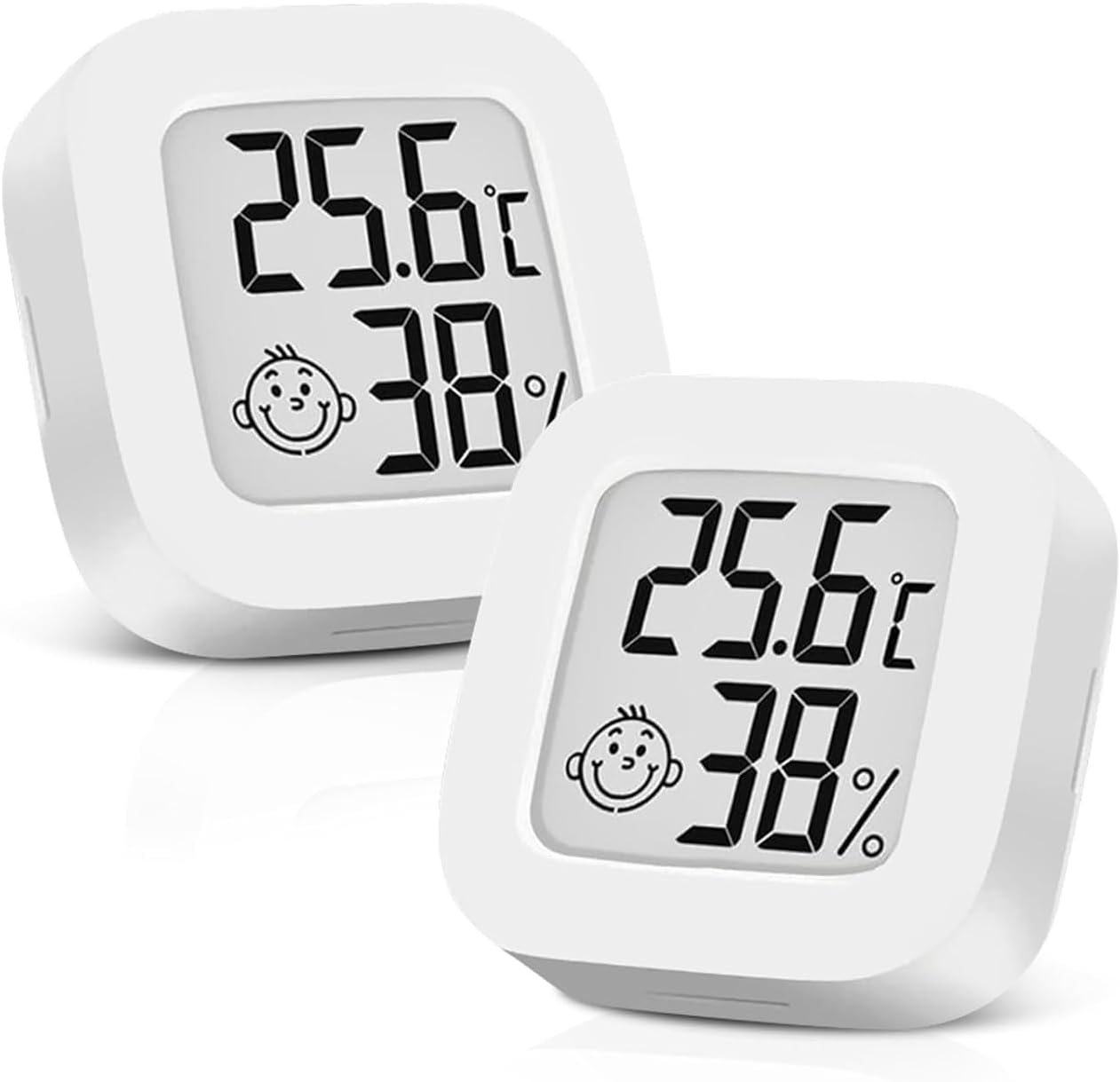 Detalle de 2PCS Hygromètre numérique 2 en 1 pour intérieur/exterieur 🌡