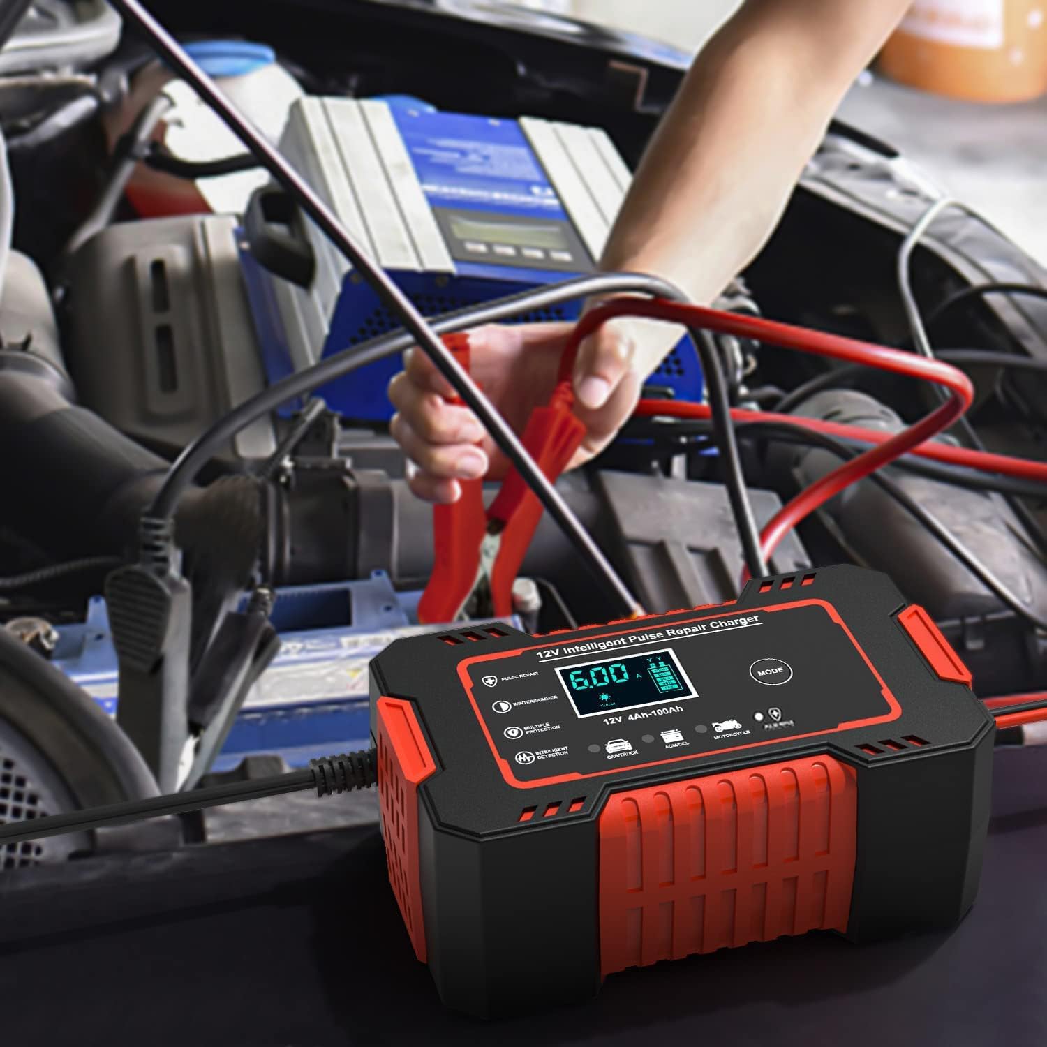 Thumbnail 5 de 12V 6Amp Smart Car Battery Charger