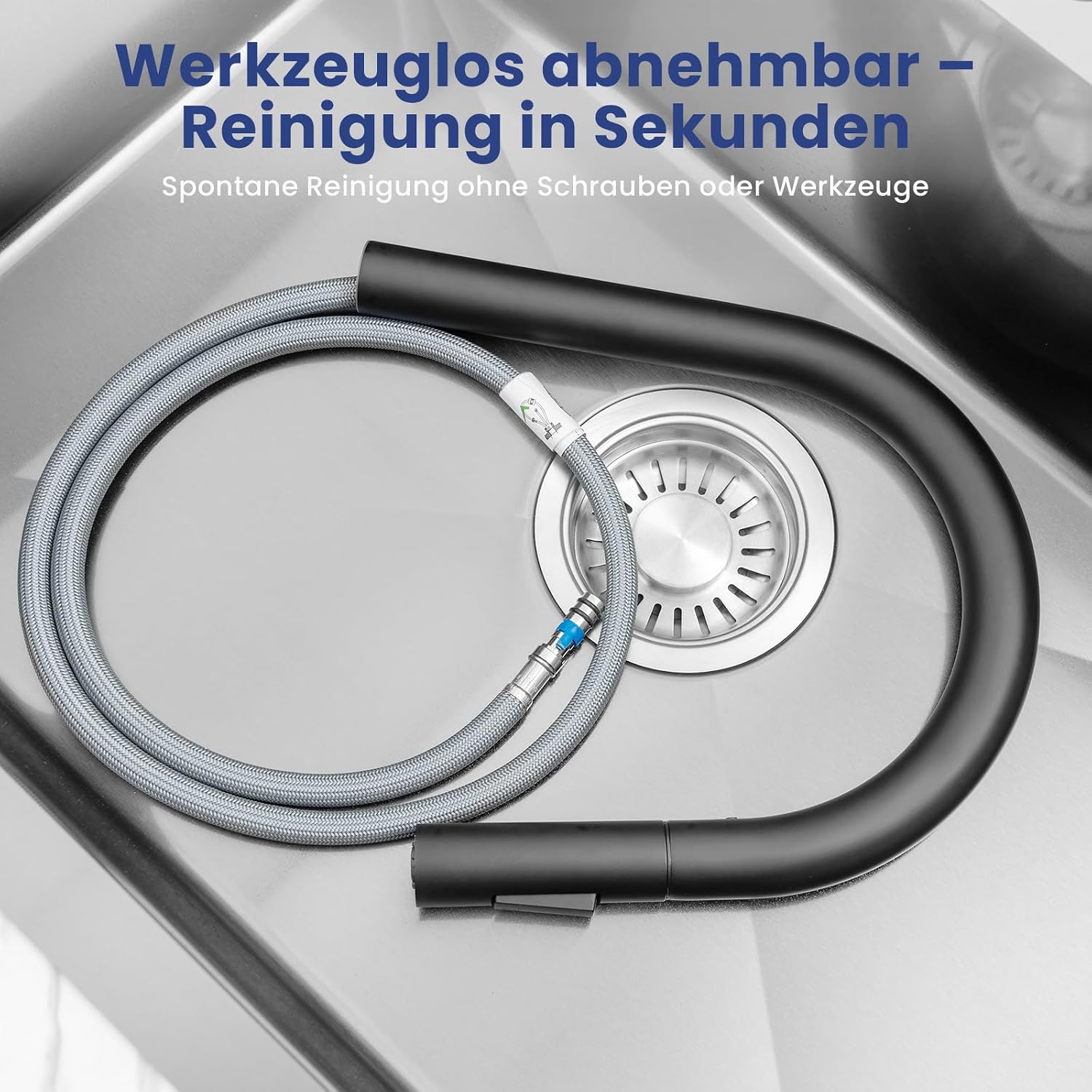 Thumbnail 6 de CECIPA Küchenarmatur Schwarz Hochdruck