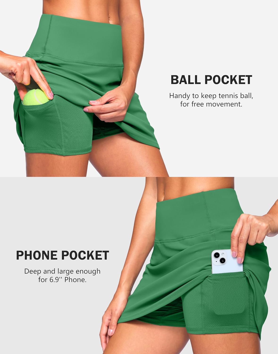 Detalle 2 de SANTINY Tennis Skirt 13.5–15 Inch