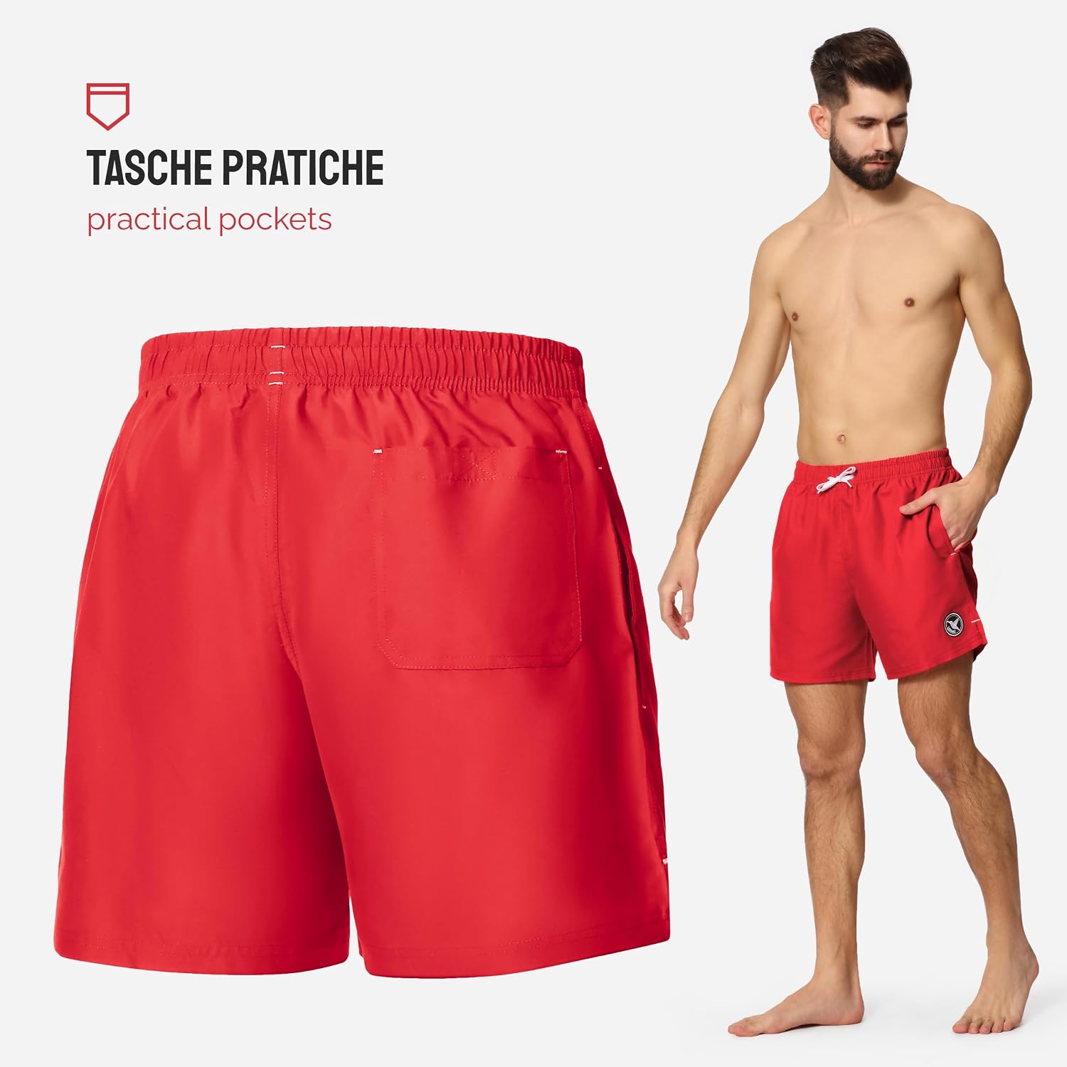 Detalle 2 de Ladeheid LA40-198 Costume uomo corto 100% poliestere