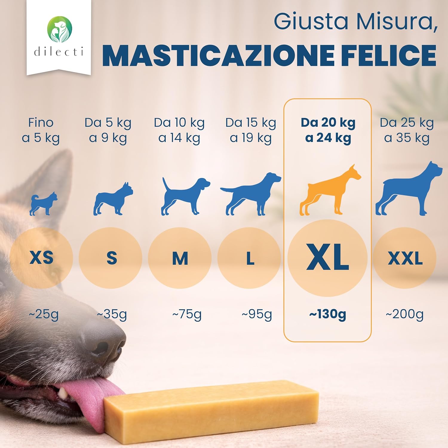 Detalle de Dilecti Masticativi Naturali dell'Himalaya – Giochi Naturali XL, set da 3 per cani di tutte le taglie