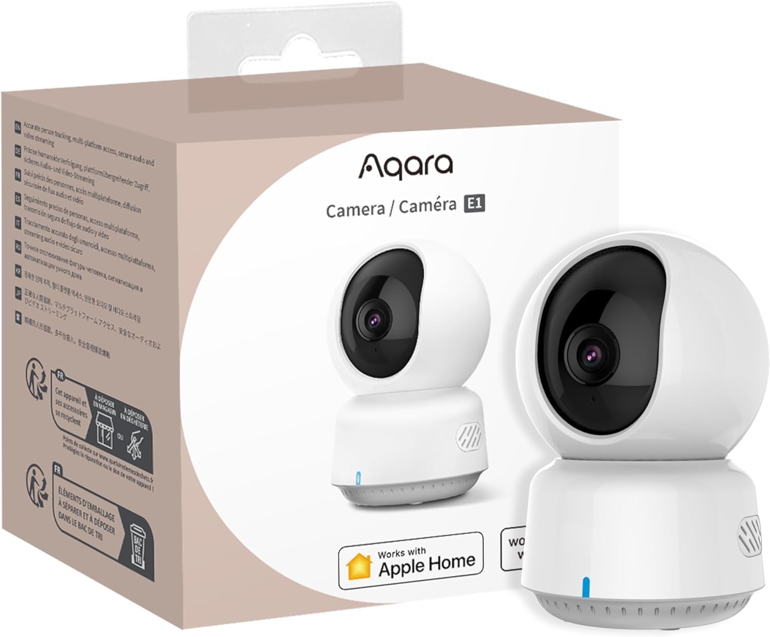 Detalle de Aqara E1 2K Pan & Tilt indoor camera