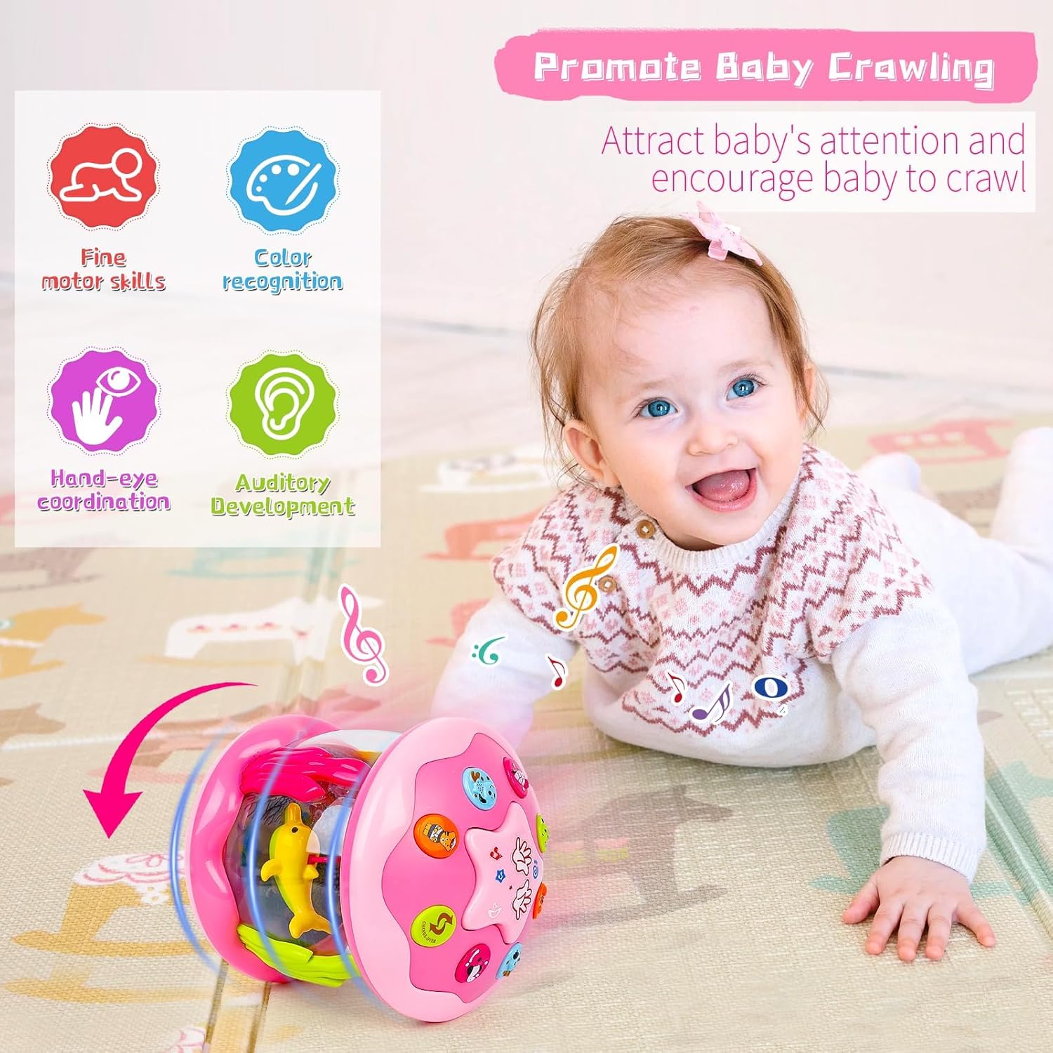 Thumbnail 4 de m zimoon Baby Toys 6 Months Plus sensory musical toy