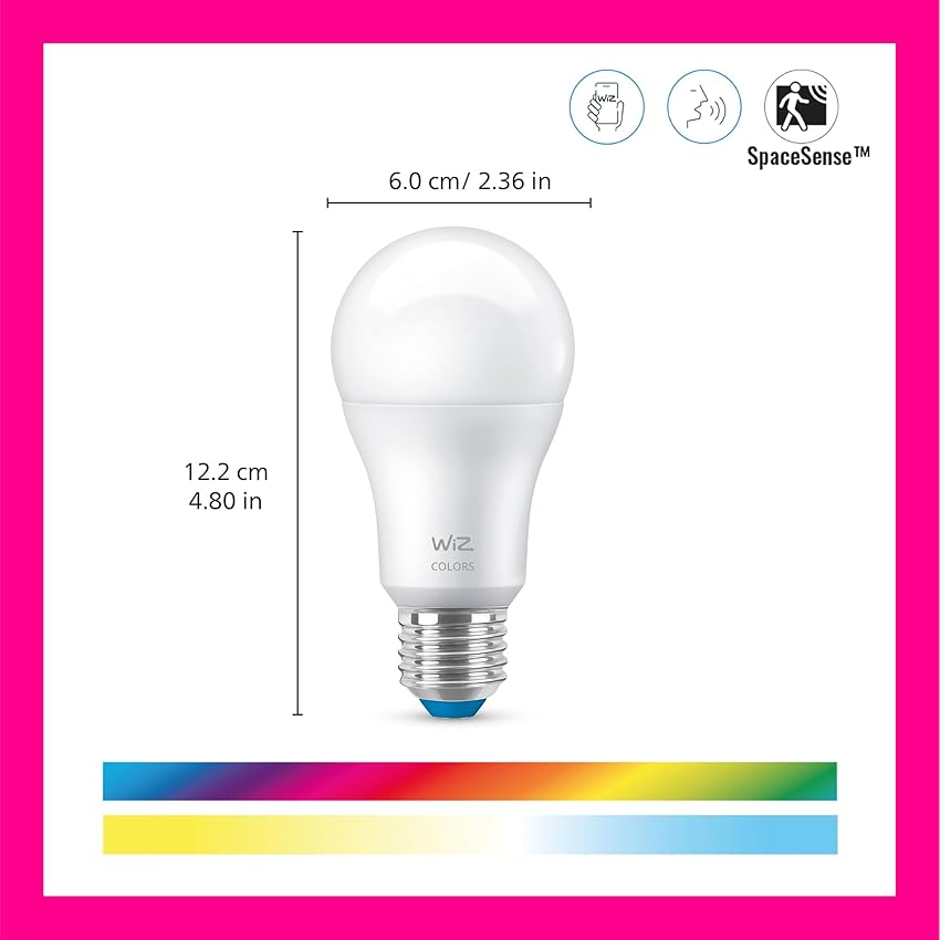 Thumbnail 1 de WiZ Pack 2 bombillas LED E27 con mando a distancia 🌈