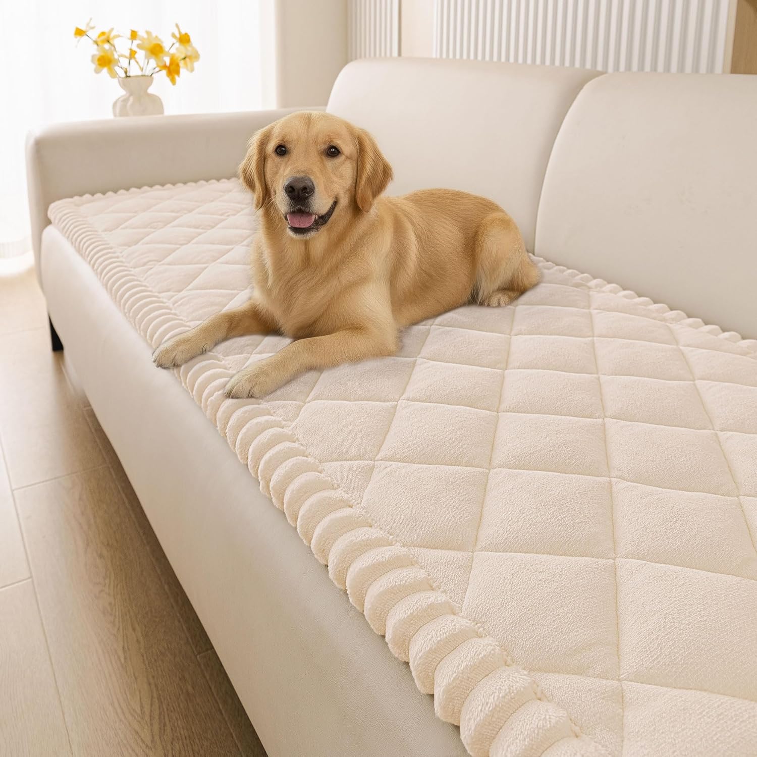 Detalle de Smiry Fuzzy Dog Couch Cover 27.6x70.9