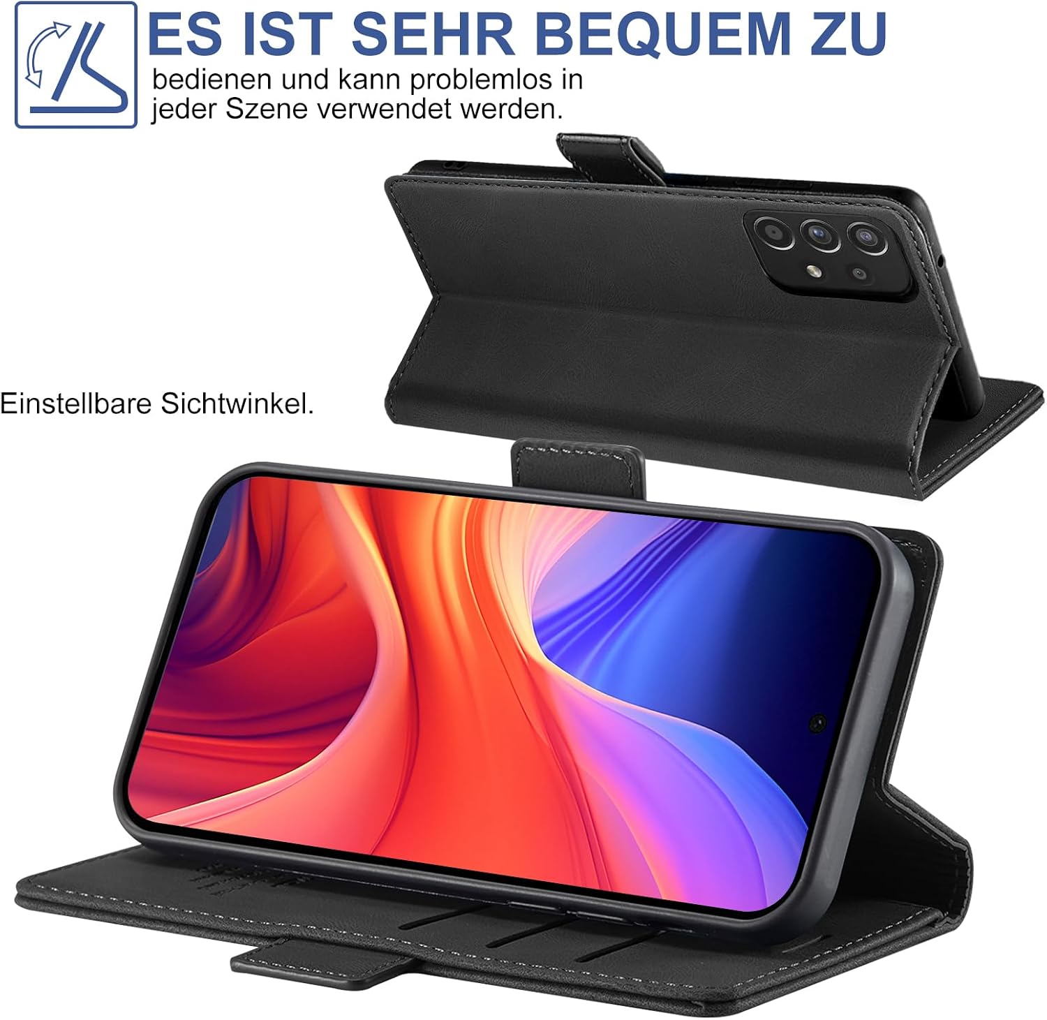 Thumbnail 4 de Giyer Handyhülle Galaxy A13 6,5 Zoll Schwarz