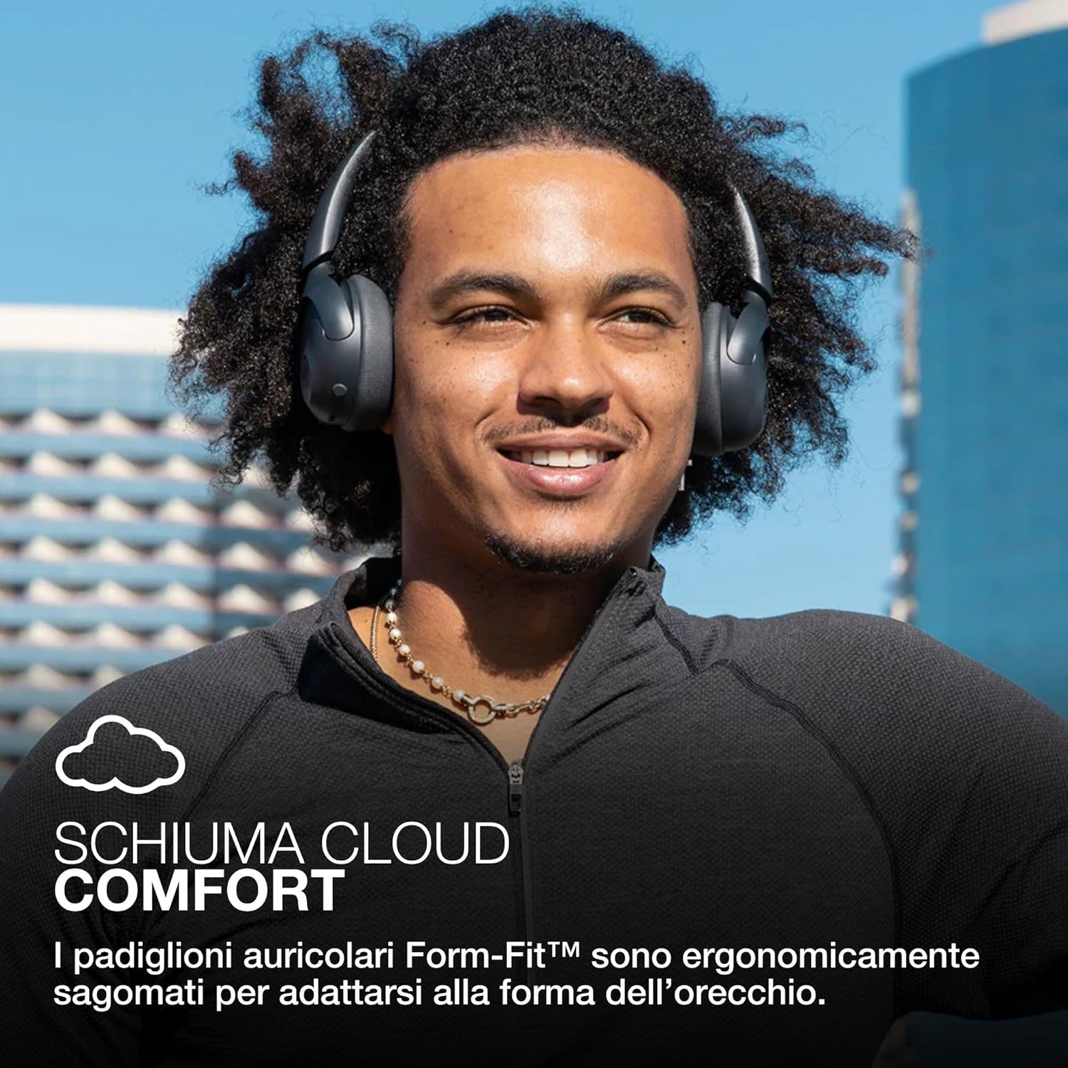 Thumbnail 4 de JLab Go Lux ANC: cuffie wireless on-ear con cancellazione rumore e audio spaziale – grafite