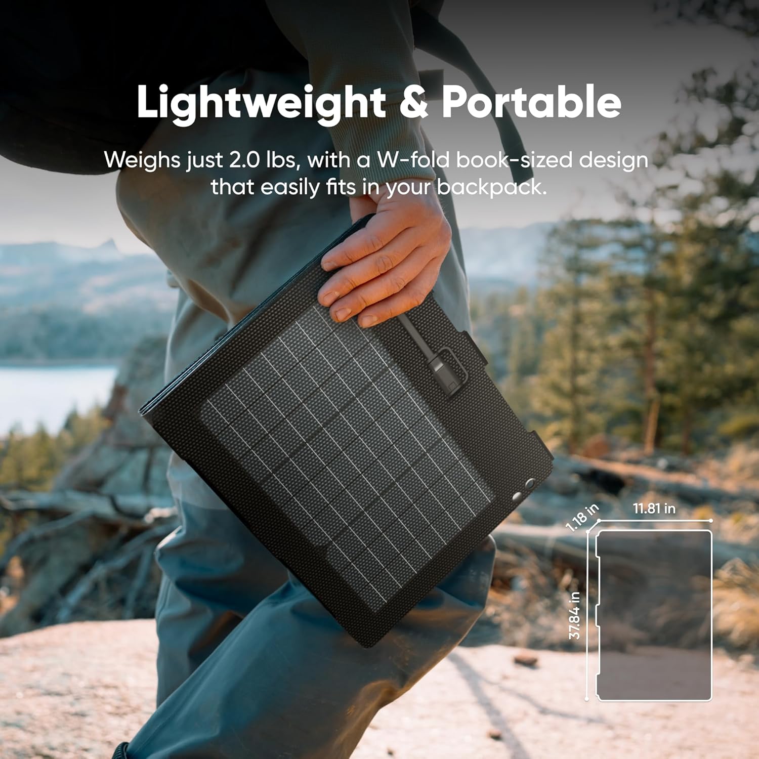 Thumbnail 1 de Jackery SolarSaga 40W Air Solar Panel: Ultra-Light, Foldable, and Versatile Power Anywhere