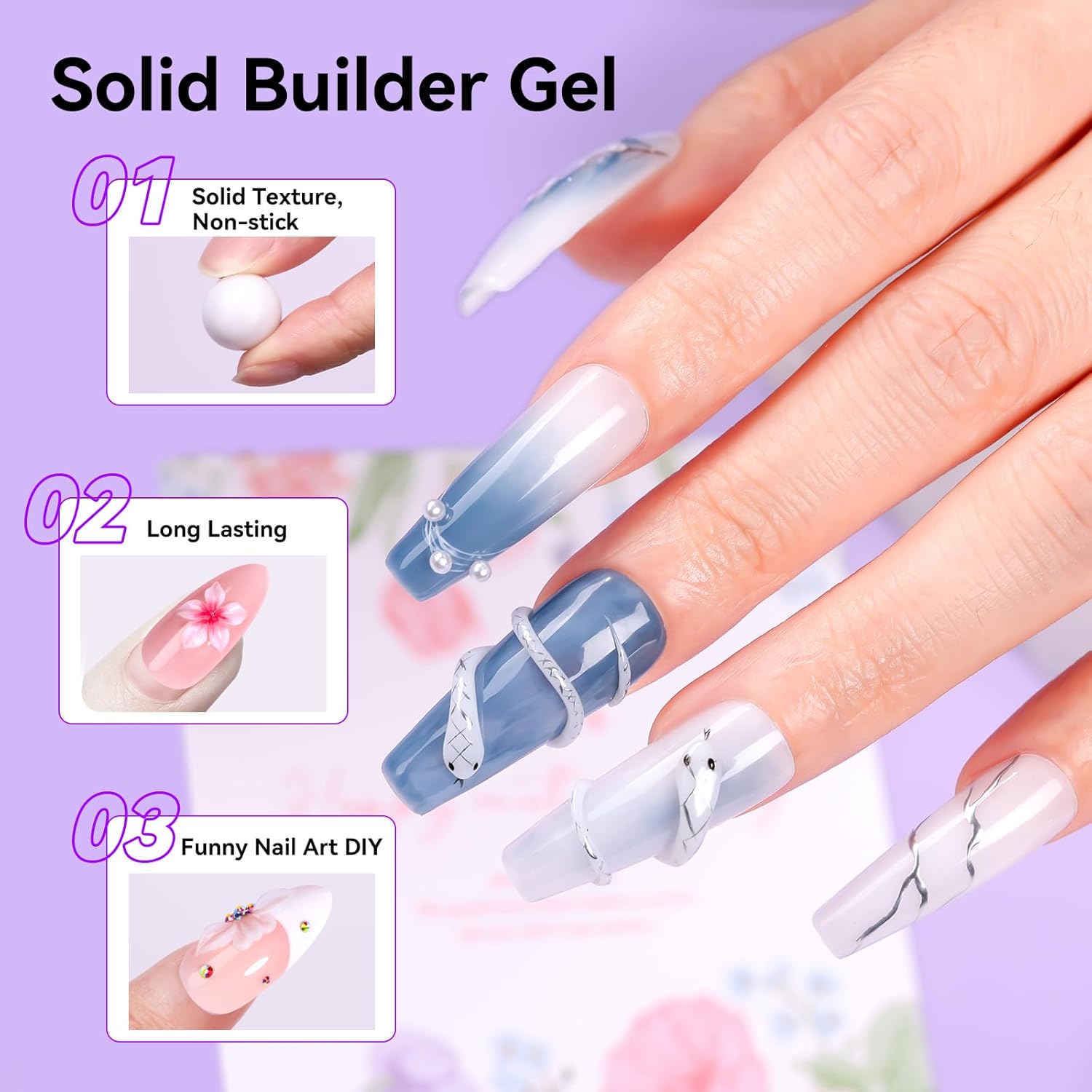 Detalle 1 de Makartt 3D Nail Gel White