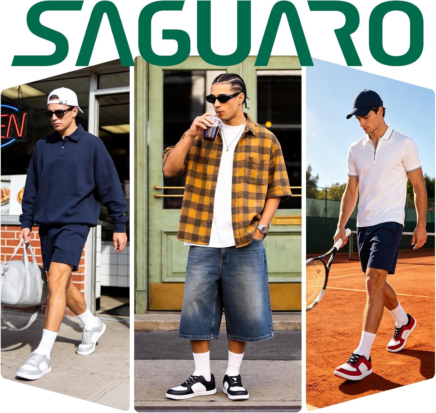 Detalle de SAGUARO Unisex Barfußschuhe: Bequeme Zero-Drop Sneaker mit breiter Zehenbox (Gr. 36–46)