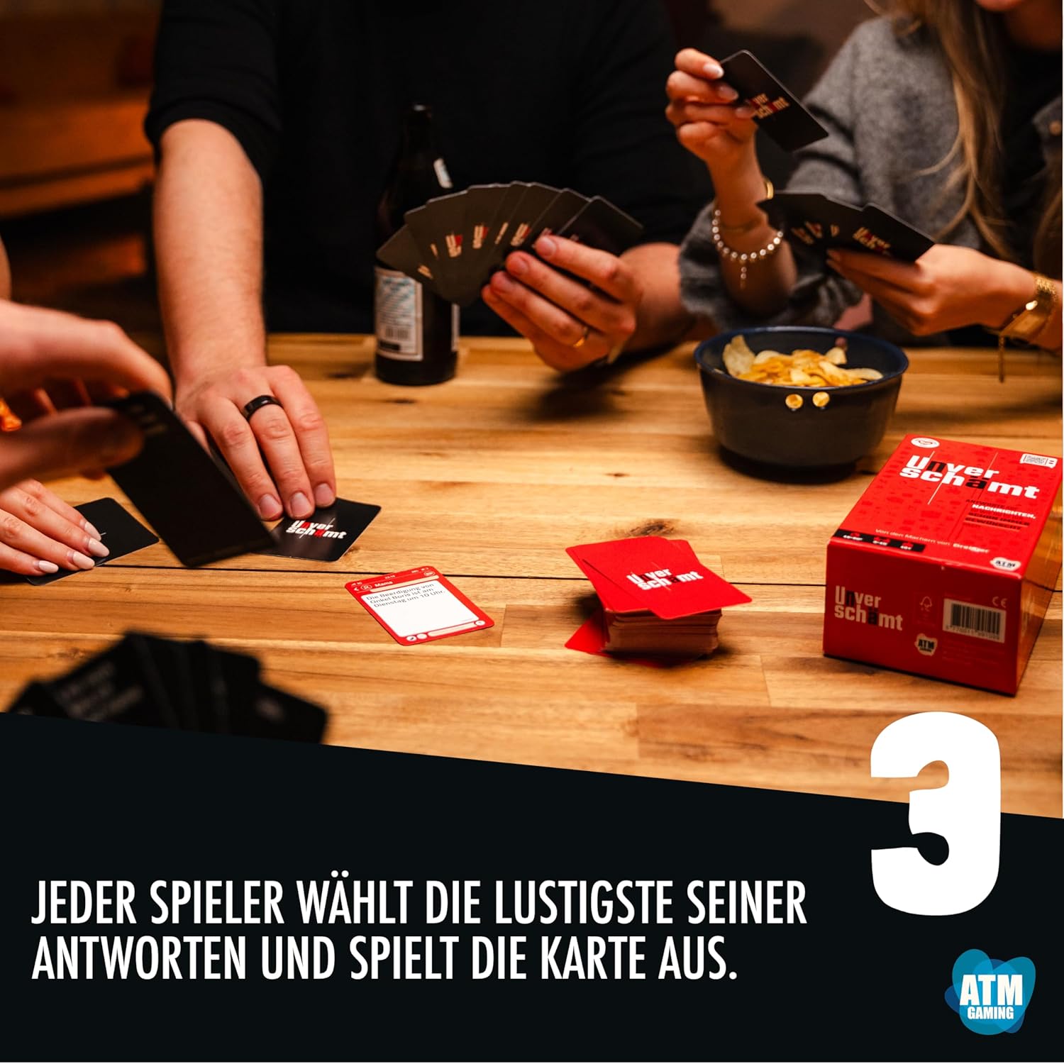 Thumbnail 5 de Dreister UNVERSCHÄMT Kartenspiel 480 Karten 🎲