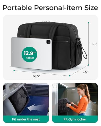 Detalle de BAGSMART 24L Womens Gym Travel Bag: Practical, stylish and airline-friendly