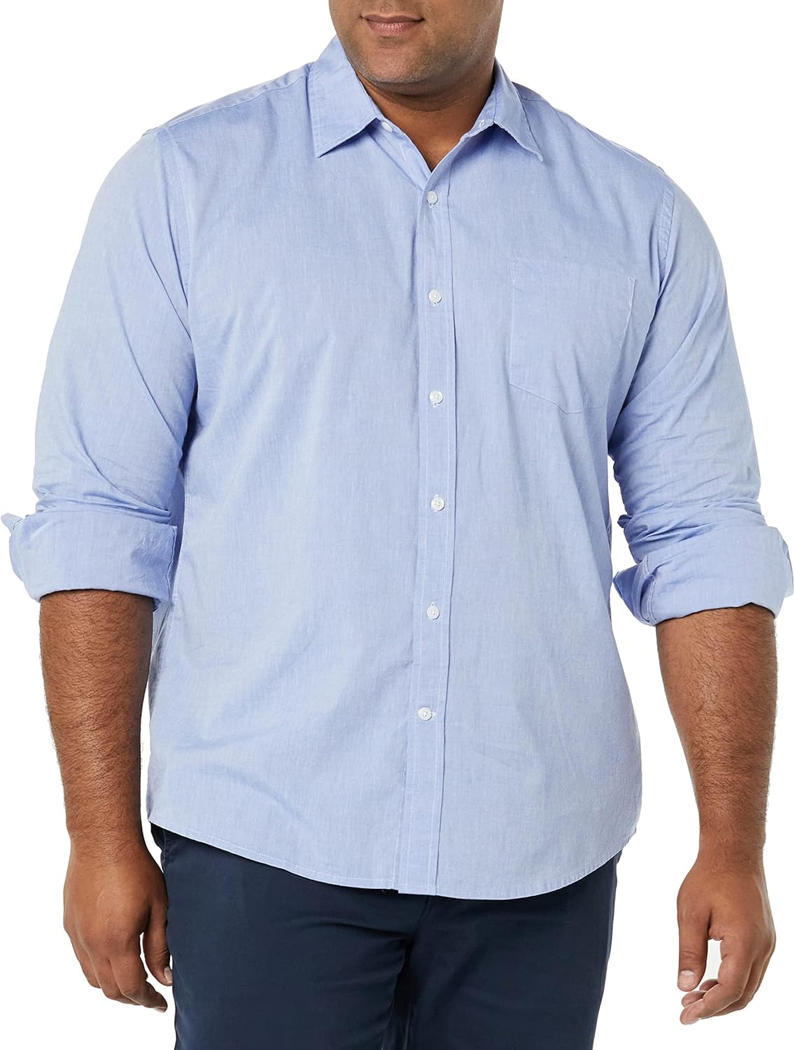 Thumbnail 5 de Amazon Essentials Men's Regular-Fit Long-Sleeve Poplin Shirt