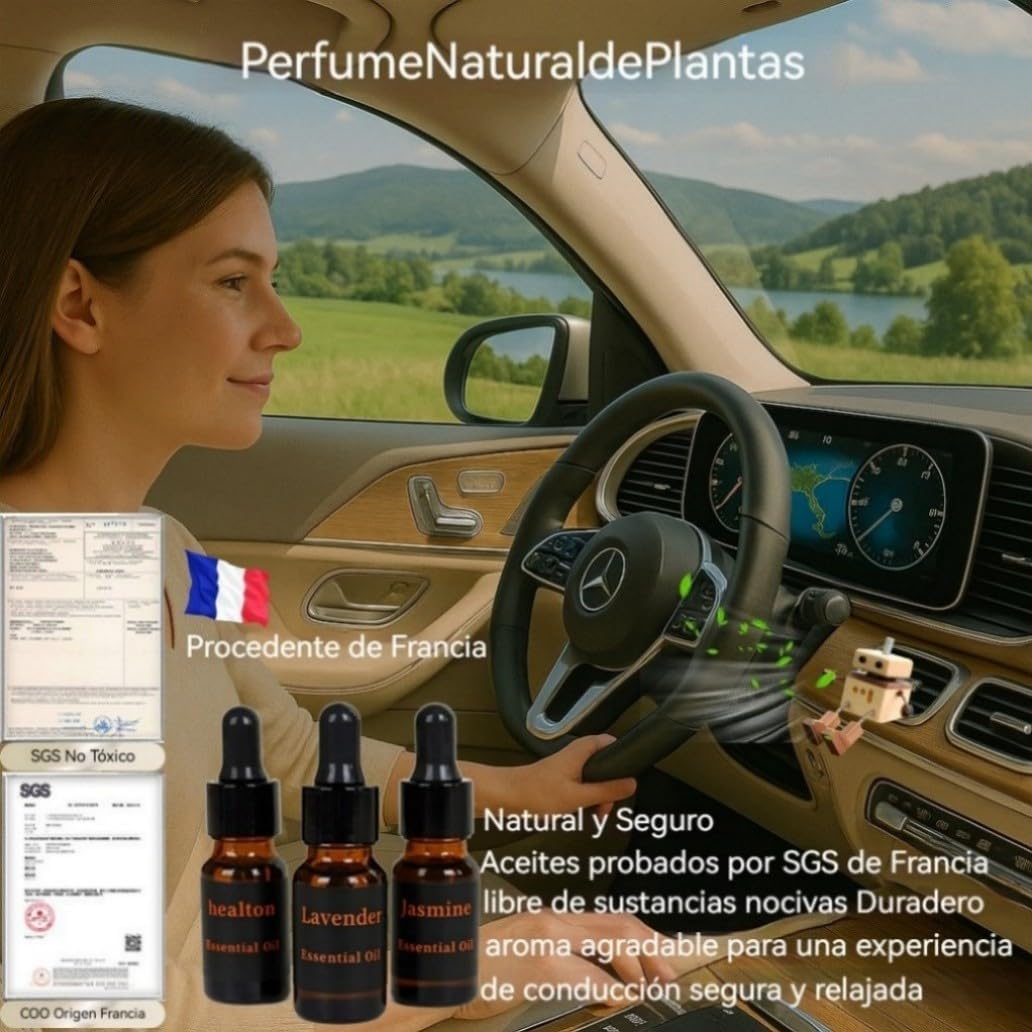 Detalle de Ambientador muñeco de madera oscilante 3 aromas