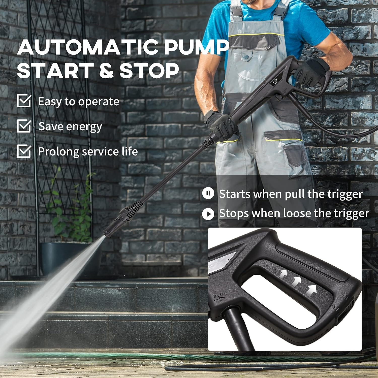 Thumbnail 4 de DURHAND 1800W jet washer 150 bar