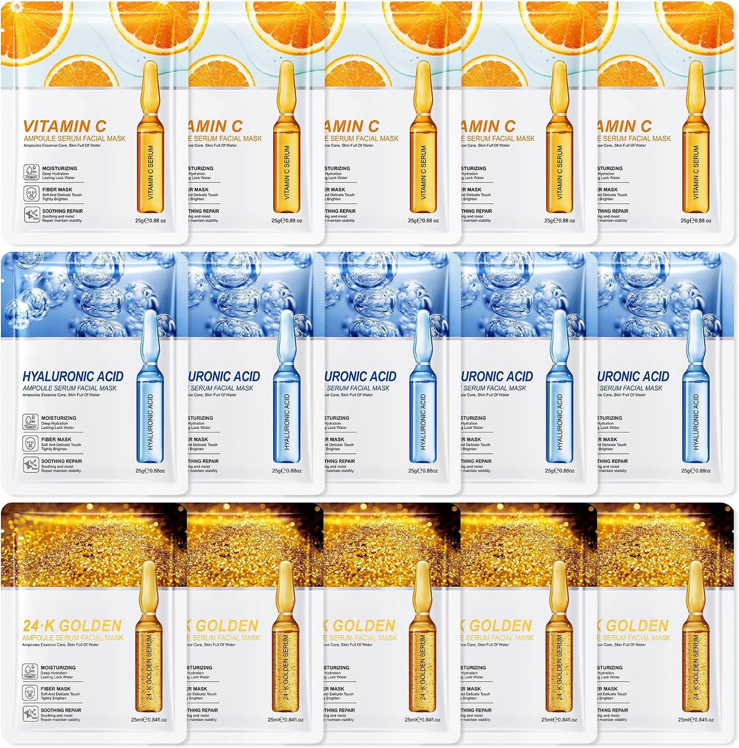 Detalle 2 de Masque visage anti ride 15 masques