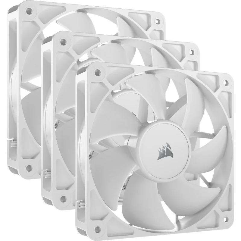 Detalle de Corsair RS120 Pack Triple Ventilador Suplementario PWM 120mm Blanco