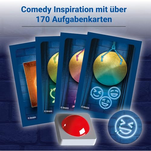 Detalle de Ravensburger 27524 Last One Laughing – Das Partyspiel für 3–8 Comedy-Fans ab 14 Jahren