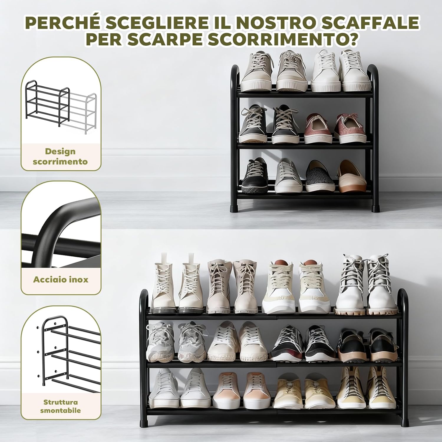 Thumbnail 2 de Ribech Scarpiere Estensibile 45-80 cm 👞
