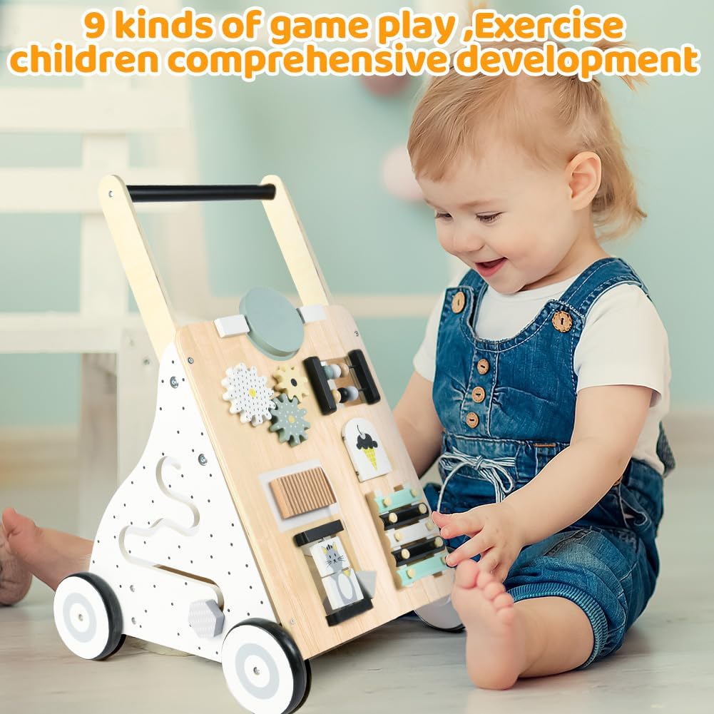 Thumbnail 5 de Aolso Girello in legno 2 in 1 per neonati