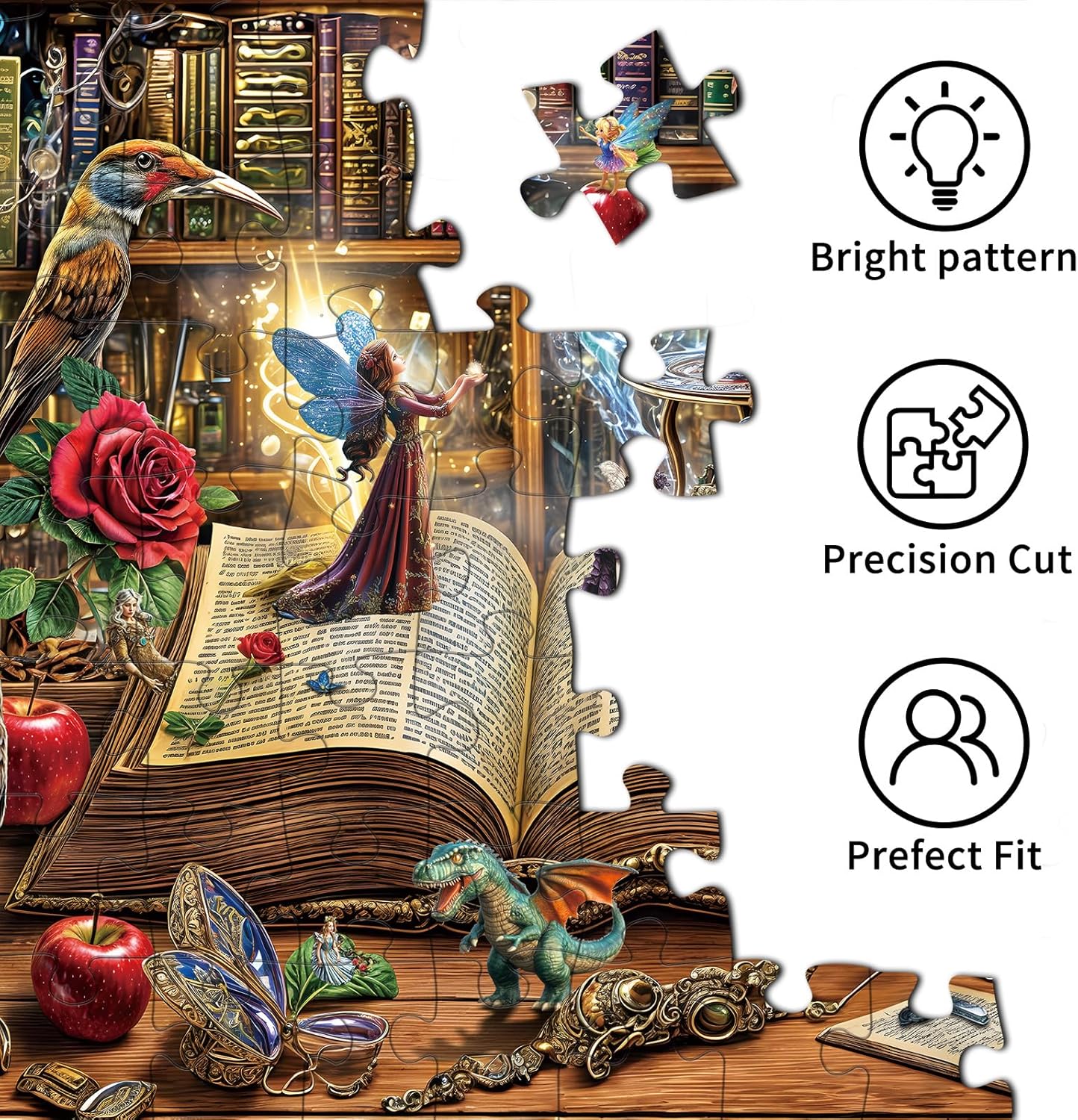 Thumbnail 4 de Puzzles 1000 Pieces Magic Book House 70x50cm