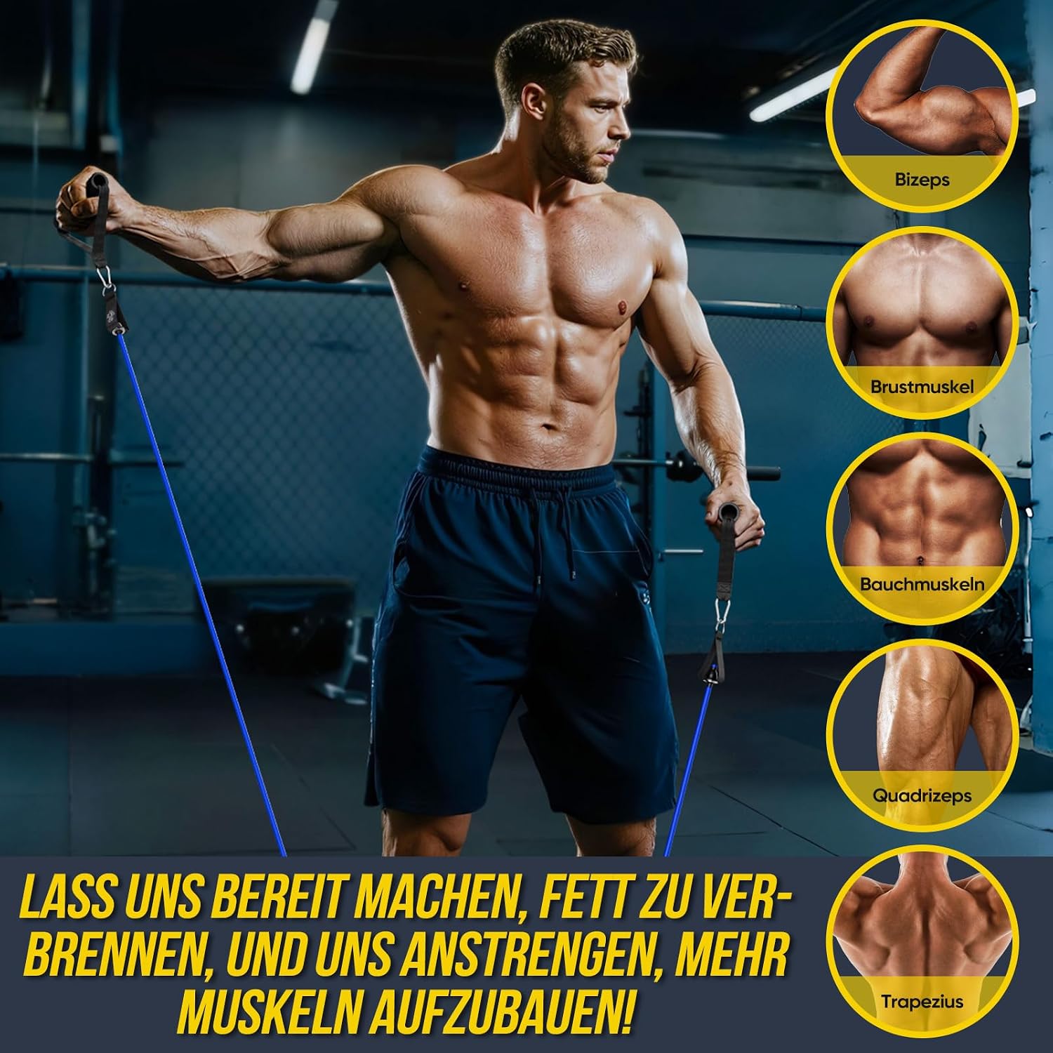 Thumbnail 4 de Fokky Fitnessbänder Set 5 Widerstände