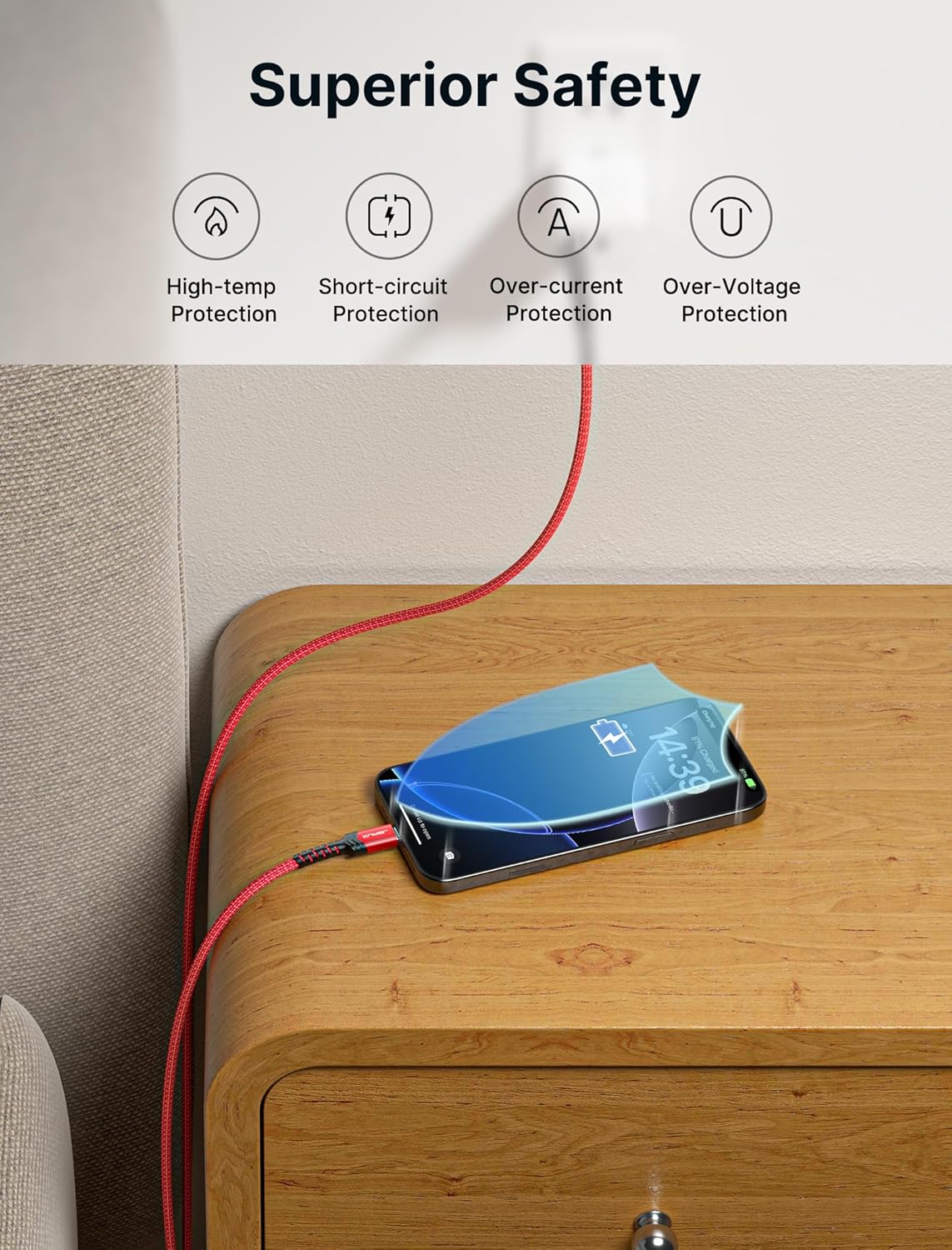 Thumbnail 5 de JSAUX USB C Cable 2m 2-Pack