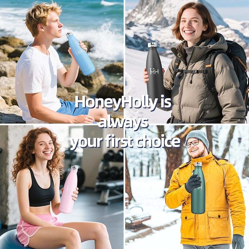 Thumbnail 6 de HoneyHolly Botella agua 750 ml doble pared 💧