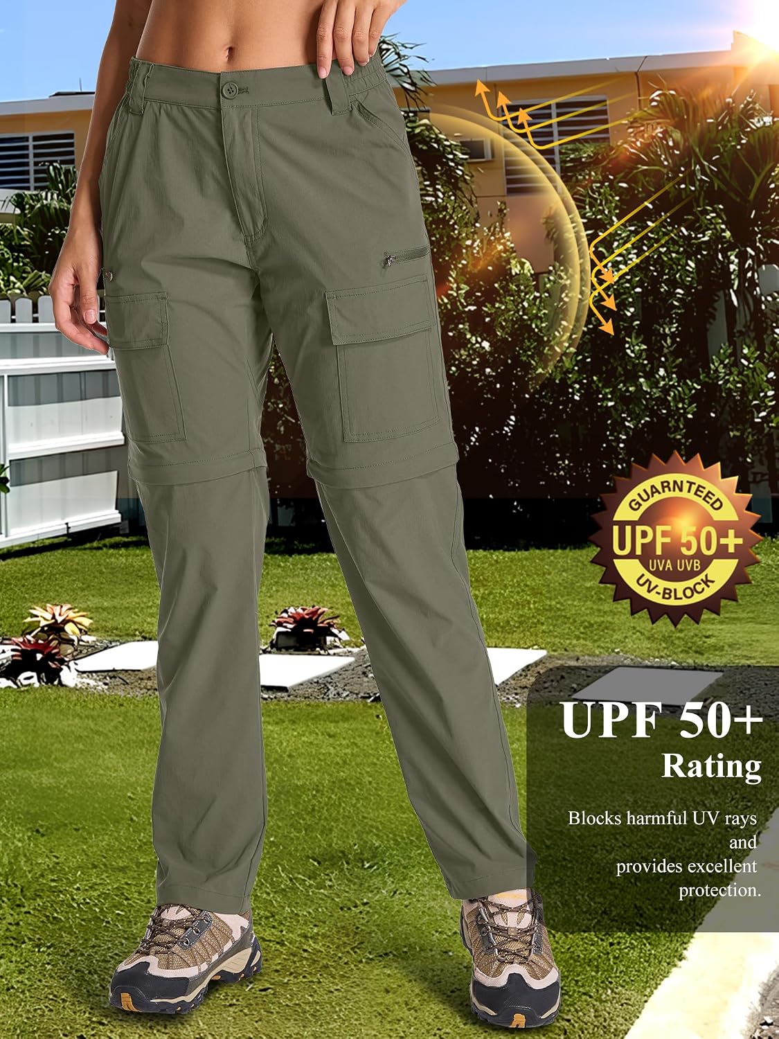 Detalle 2 de Jogwits pantaloni trekking zip-off donna