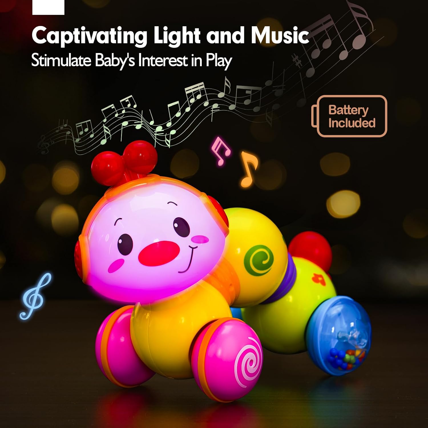 Detalle de CubicFun Giochi Musicali 1 Anno – Premi e Vai per Bambini: insegnare motorie e curiosità con luci e suoni