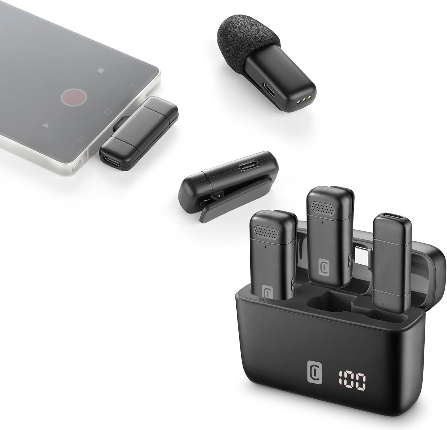 Thumbnail 5 de Cellularline FACECAM – Supporto smartphone con riconoscimento facciale 360° e telecomando Bluetooth