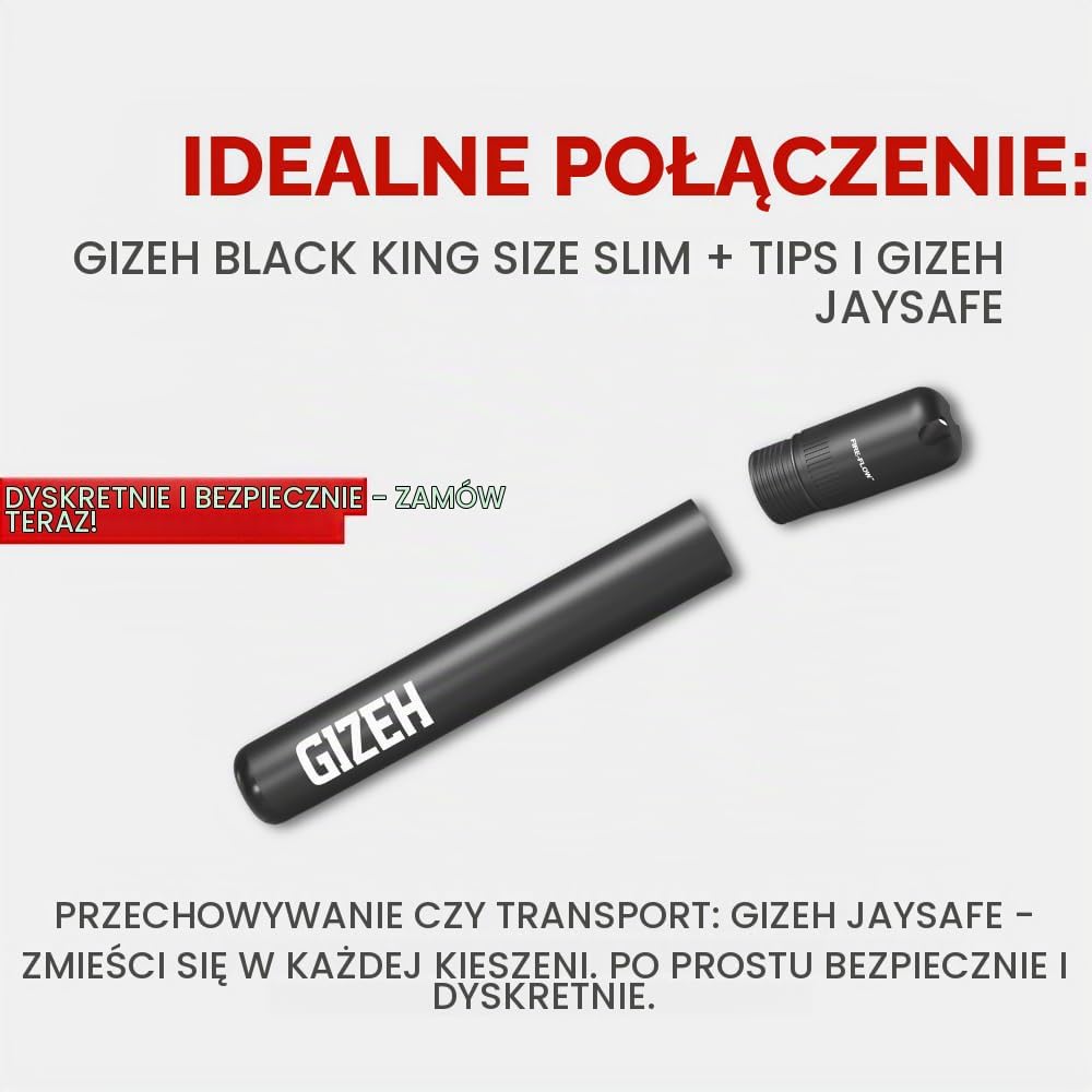 Detalle 2 de Gizeh 15558 bibułki King Size Slim, cienki papier z gumą arabską