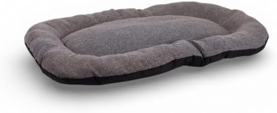 Detalle de Mon ami Luki Coussin Ovale Anti-Derapant Gris pour Chien — 110x60x8 cm
