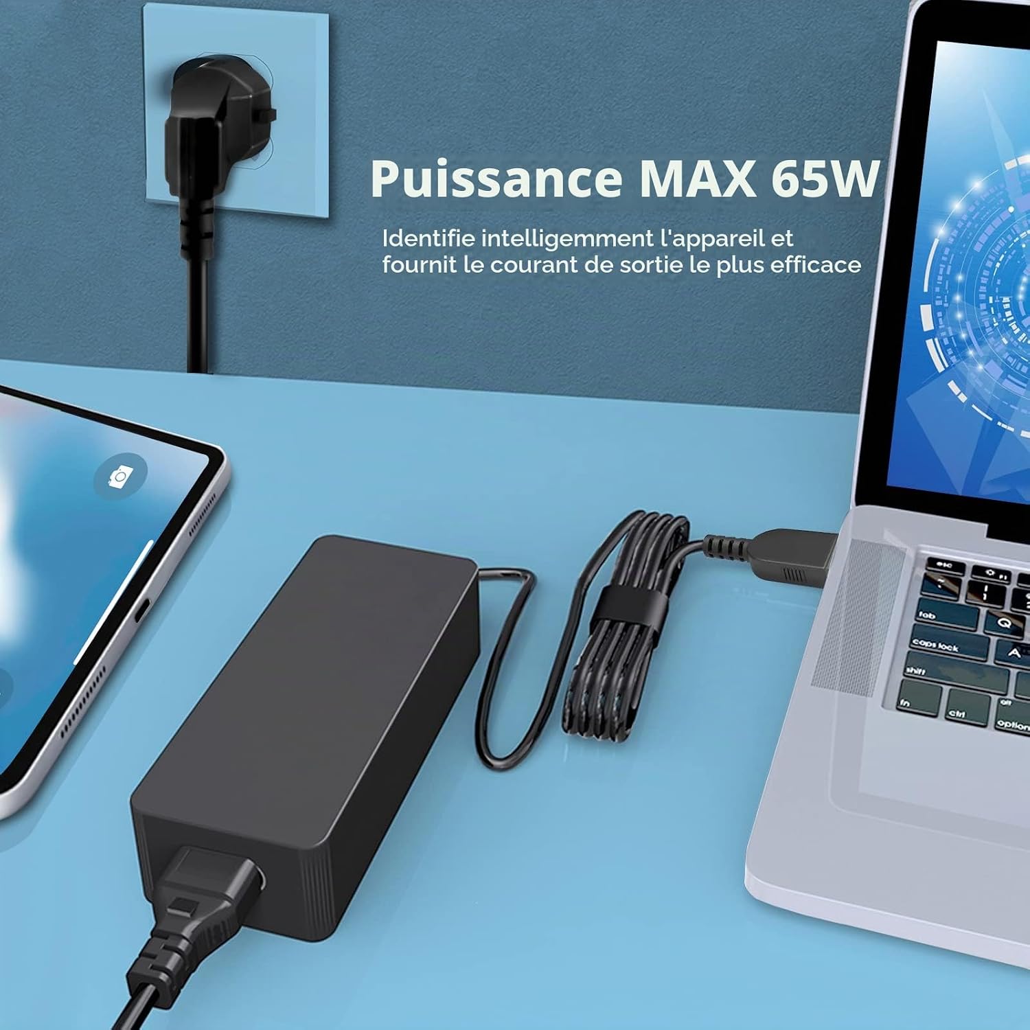 Thumbnail 5 de Jeestam-L04 65W-laptoplader voor Lenovo, 20 V en 3,25 A