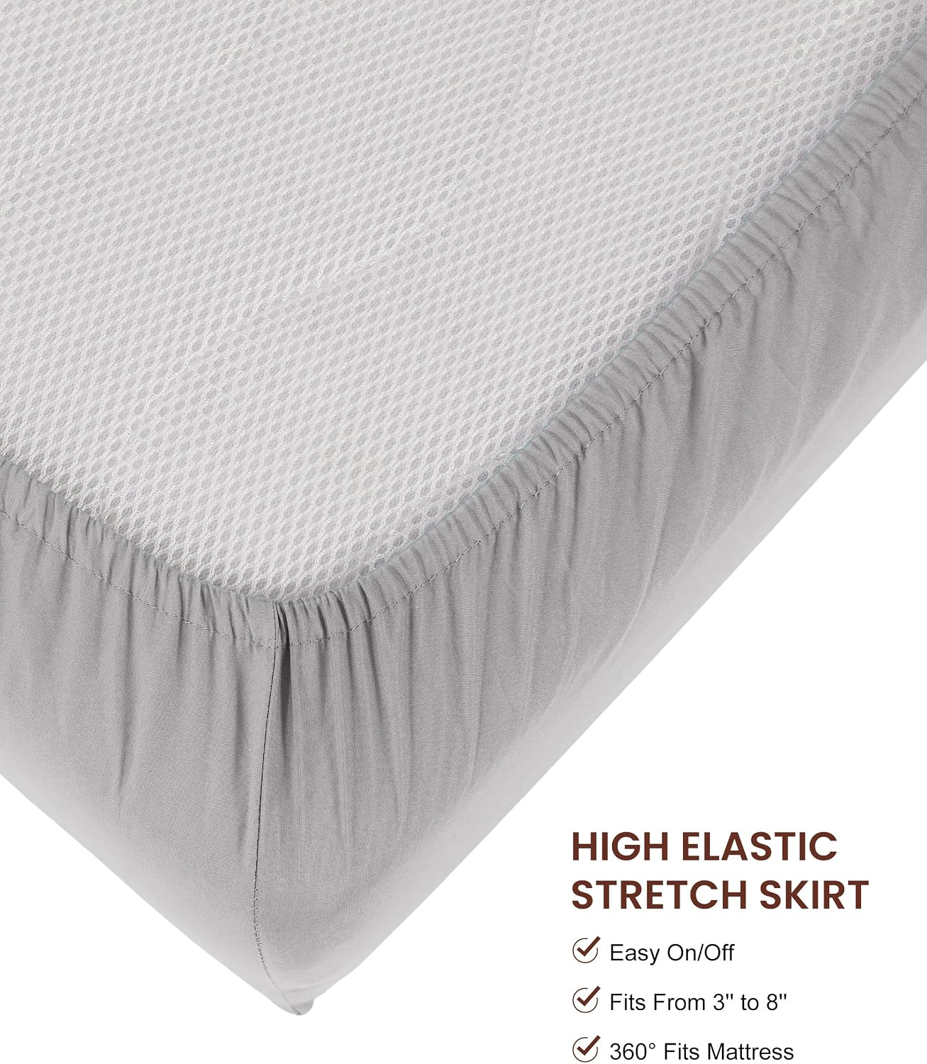 Detalle de VivaCozy Crib Sheets, 52x28 Inch