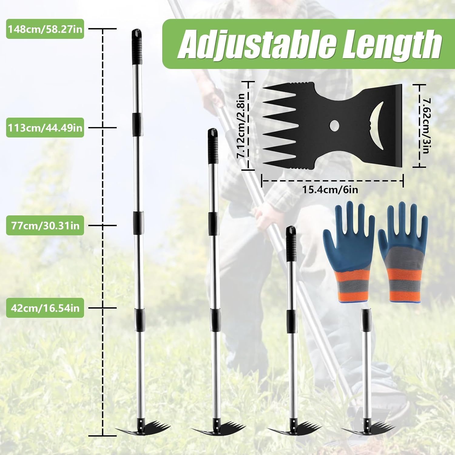 Thumbnail 1 de Weed Remover Tool 148cm Long Handle