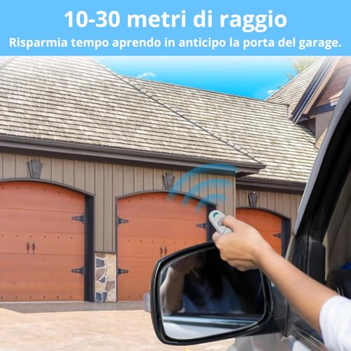 Detalle de Telecomando Cancello Universali 433,92 MHz – Soleilx (2 pezzi) compatibile Top 432EE/432NA/432EV/432A/432M/432S/T432