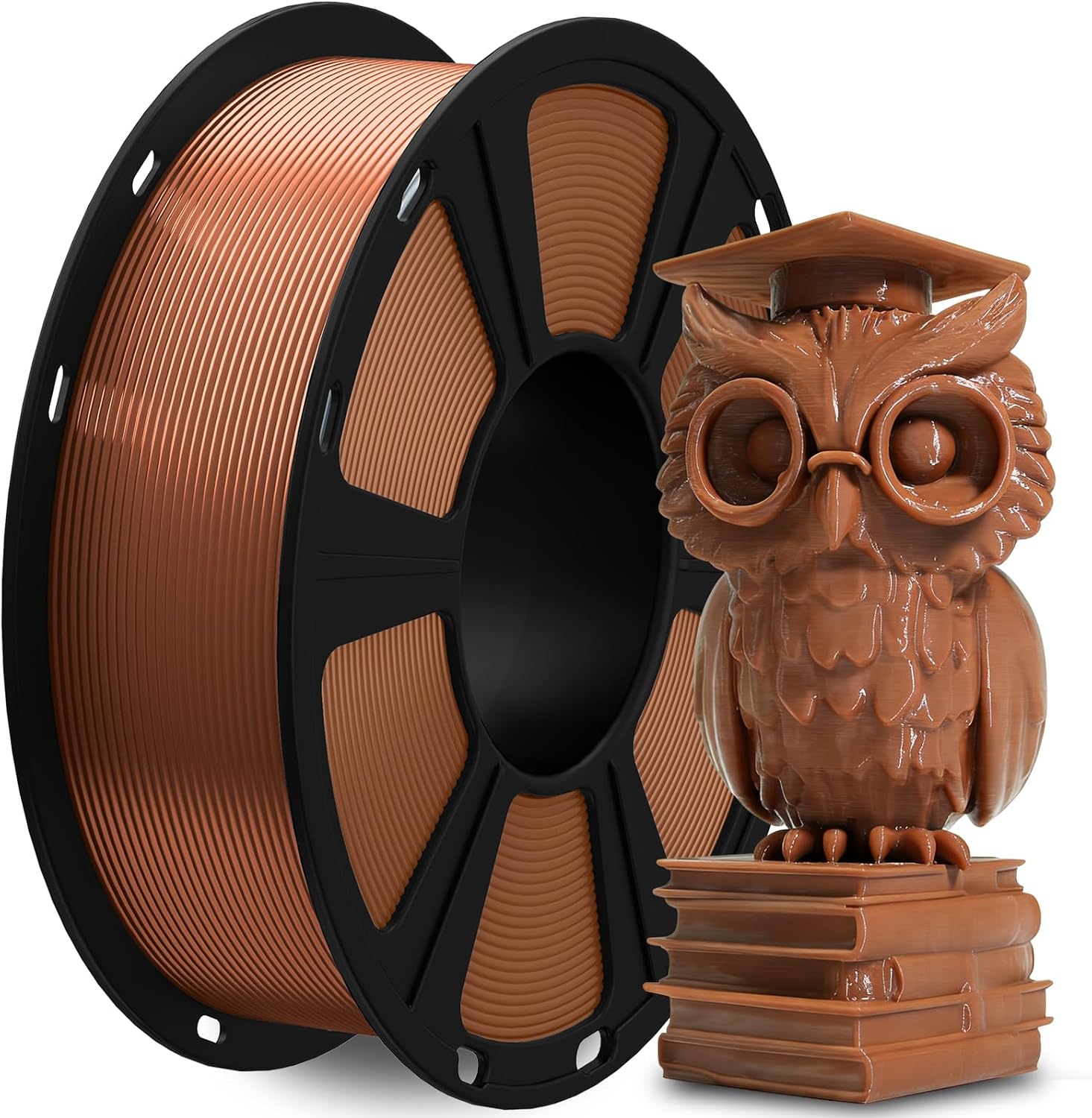 Detalle de GIANTARM PETG Filament 1,75 mm in Braun (1 kg Spule) für FDM-3D-Drucker
