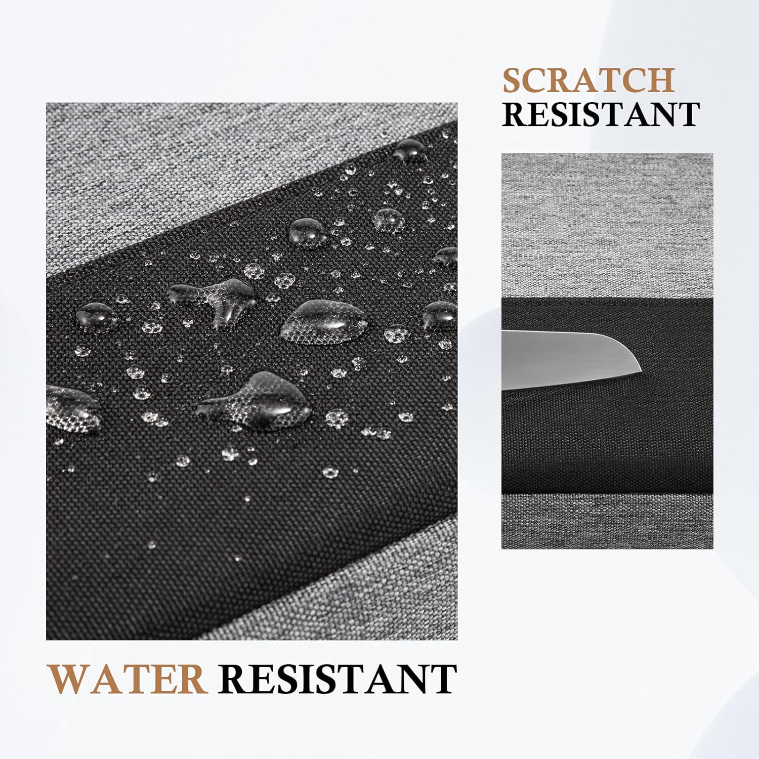 Detalle de Bagasin Laptop Hülle Tasche 14–17,3 Zoll – wasserdicht, 4‑lagiger Schutz, TSA-Griff