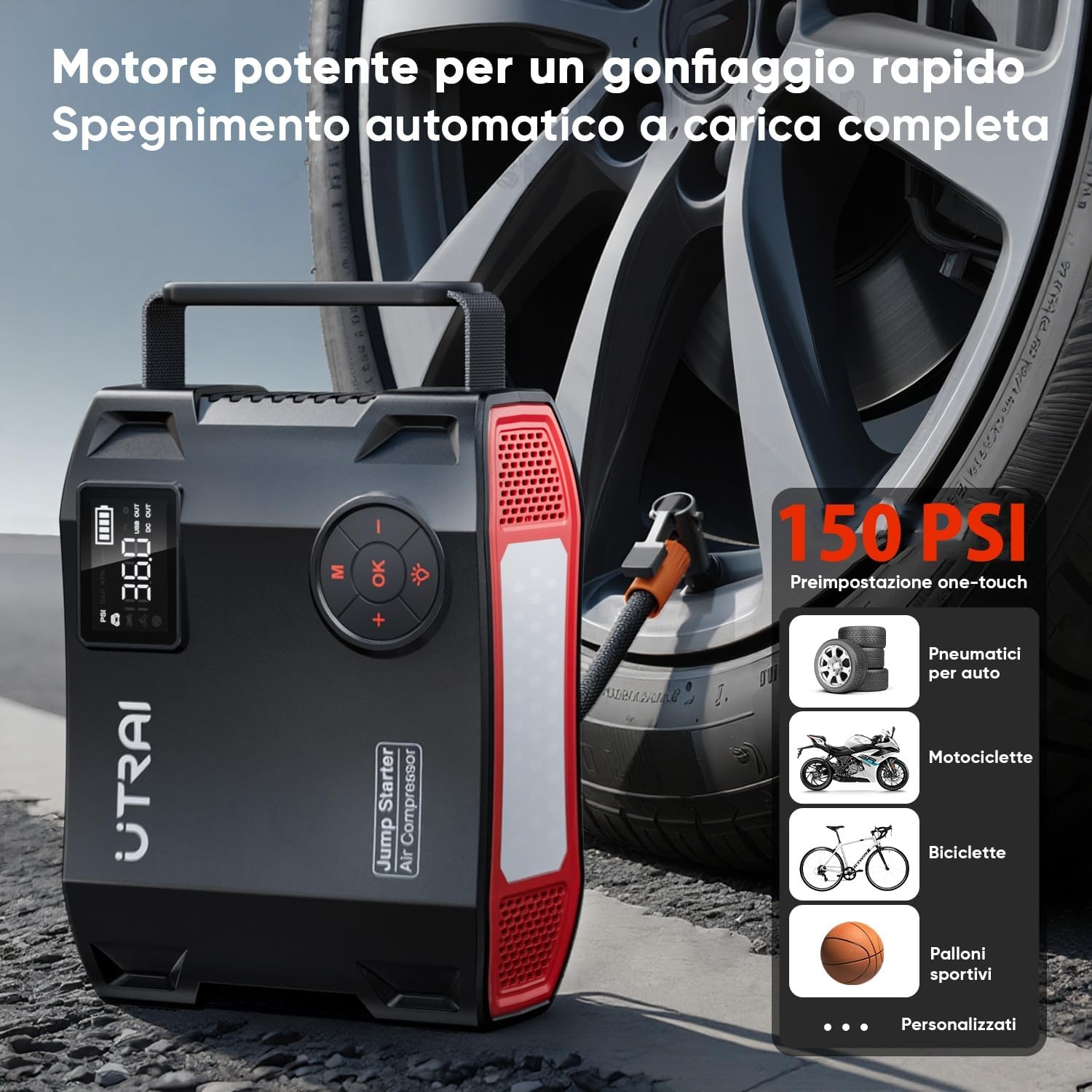 Detalle 2 de UTRAI Avviatore Batteria 8000A