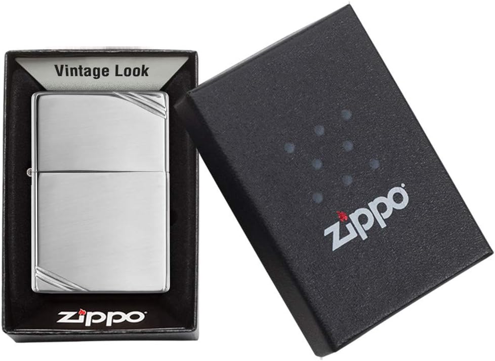 Thumbnail 5 de Zippo 267 Vintage Street – chromowana zapalniczka benzynowa z mosiądzu