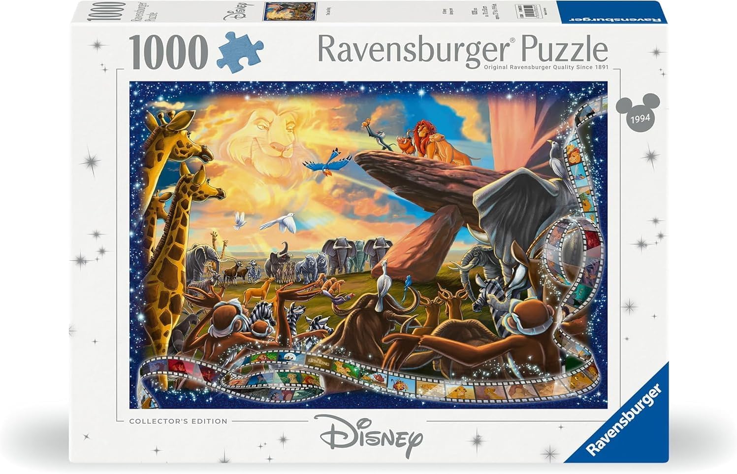Detalle de Ravensburger Puzzle 1000 Pezzi Disney Il Re Leone (70x50 cm)