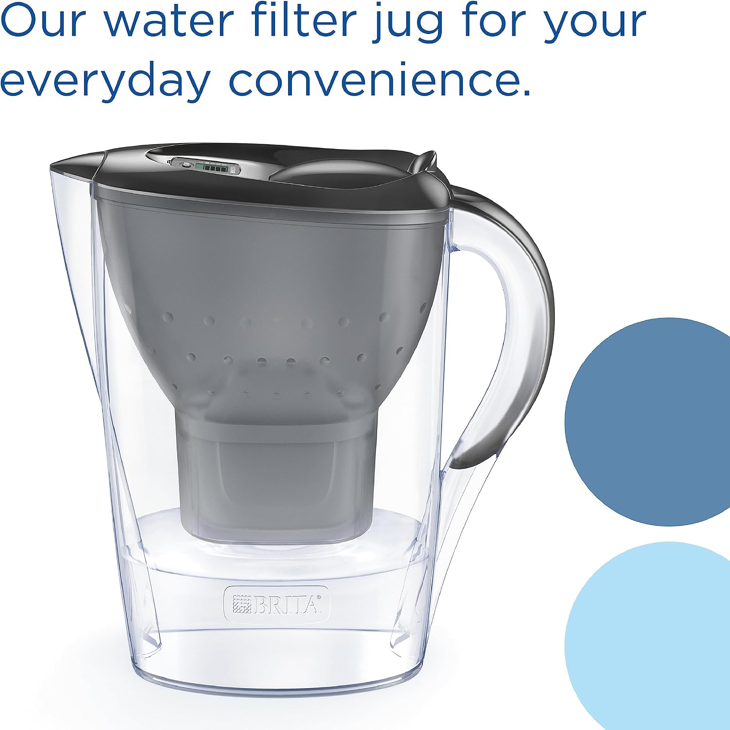 Thumbnail 1 de BRITA Water Filter Jug MAXTRA Marella with 3x Pure Performance Cartridges