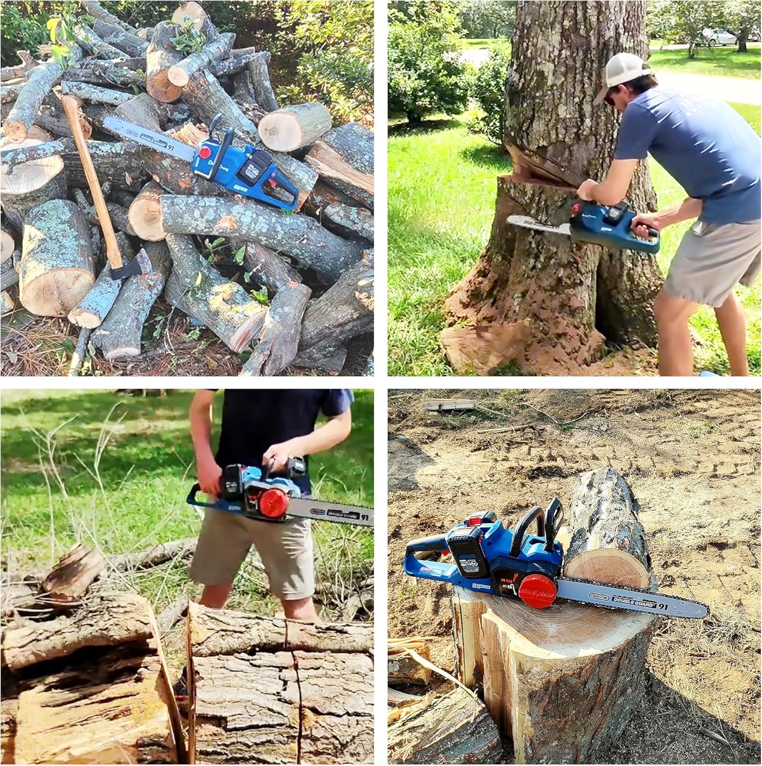 Thumbnail 4 de Dong Cheng 40V MAX Brushless Cordless Chainsaw 16"
